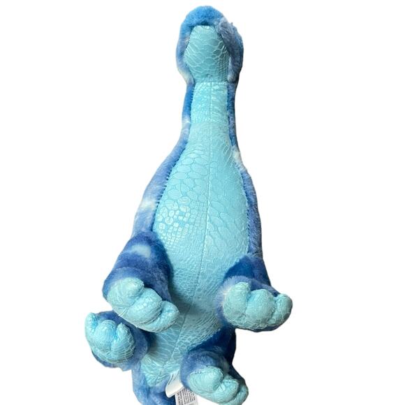 Aurora Plush Dinosaur Brachiosaurus Stuffed Animal Shower Gift Nursery Blue 15" - Picture 7 of 10